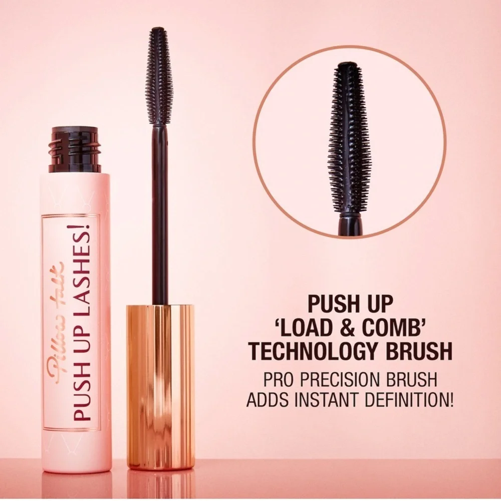 ✨ CHARLOTTE TILBURY Pillow Talk Push Up Lashes Mascara - SUPER BLACK